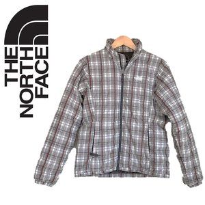 THE NORTH FACE BOMBAY MEDIUM PLAID PUFFER JACKET